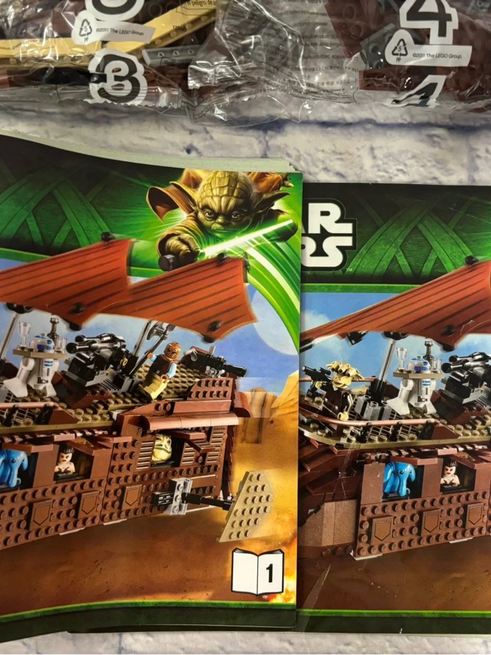 LEGO Star Wars: Jabba's Sail Barge (75020) 98% Complete Read Description RETIRED